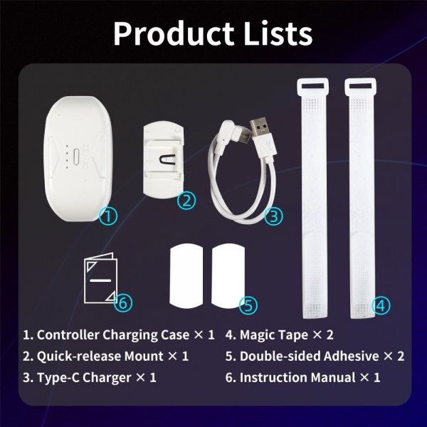 Devaso PlayStation 5 Kontroll Powerbank 6000 mAh