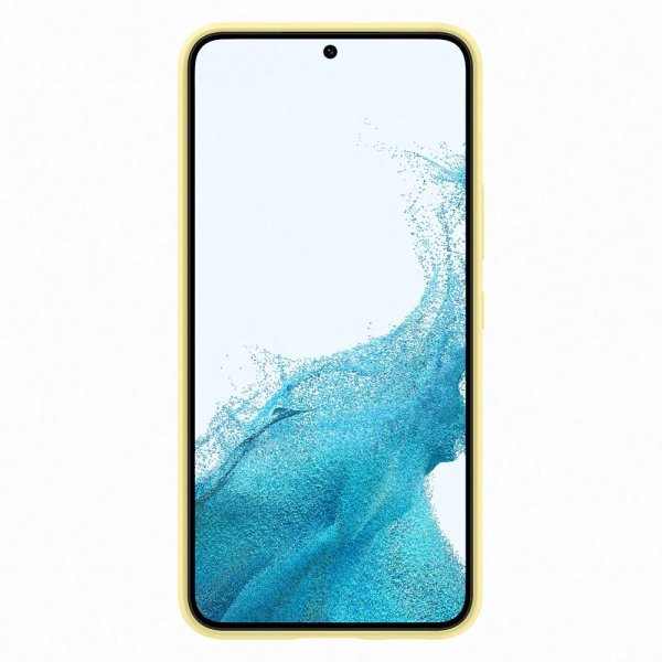 Samsung Original Galaxy S22 Skal Silicone Cover Gul