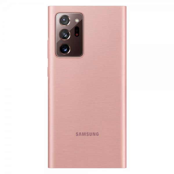 Samsung Original Galaxy Note 20 Ultra Fodral Clear View Cover Mystic Bronze
