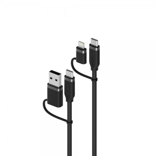 ALOGIC Kabel Elements 4-IN-1 1.5m Svart