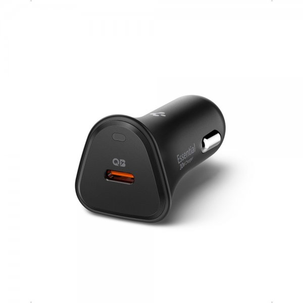 Spigen Essential Billaddare 30W USB-C Svart