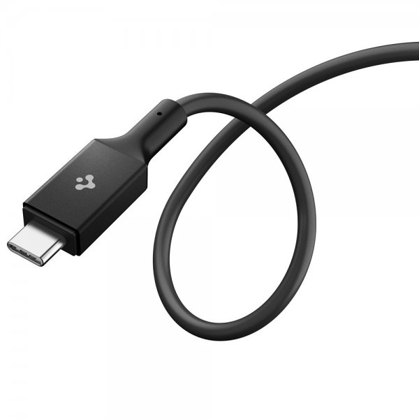 Spigen Essential Kabel USB-C till USB-C 100W 1m Svart