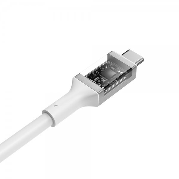 Spigen Essential Kabel USB-C till USB-C 100W 2m Vit