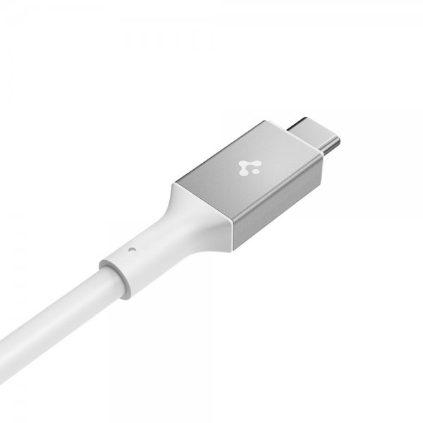 Spigen Essential Kabel USB-C till USB-C 240W 1.2m Vit