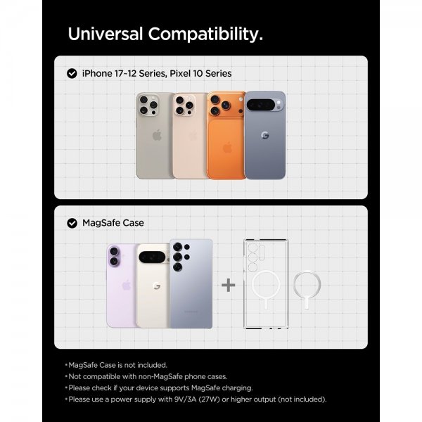 Spigen Essential MagSafe-bilhållare Qi2 15W Hook Car Mount