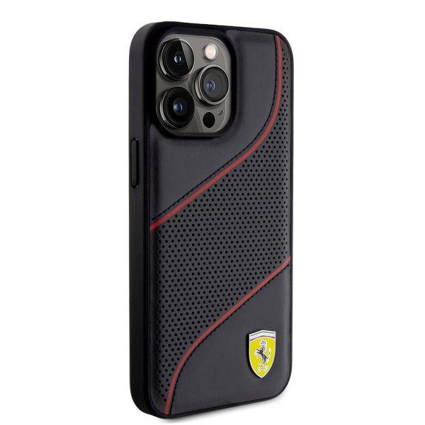 Ferrari iPhone 15 Pro Max Skal Perforerad Svart