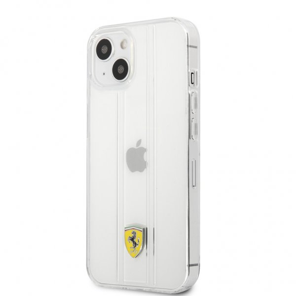 Ferrari iPhone 13 Skal 3D Stripes Transparent