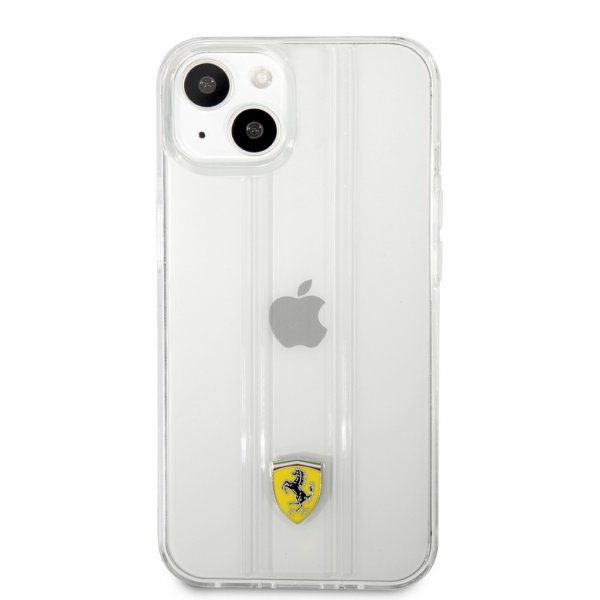 Ferrari iPhone 13 Mini Skal 3D Stripes Transparent