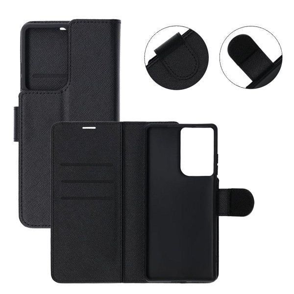 Motorola Moto G85 Fodral med Stativ Svart
