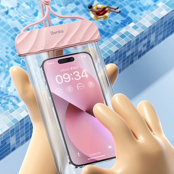 Benks Fodral med Strap Vattentålig Rosa