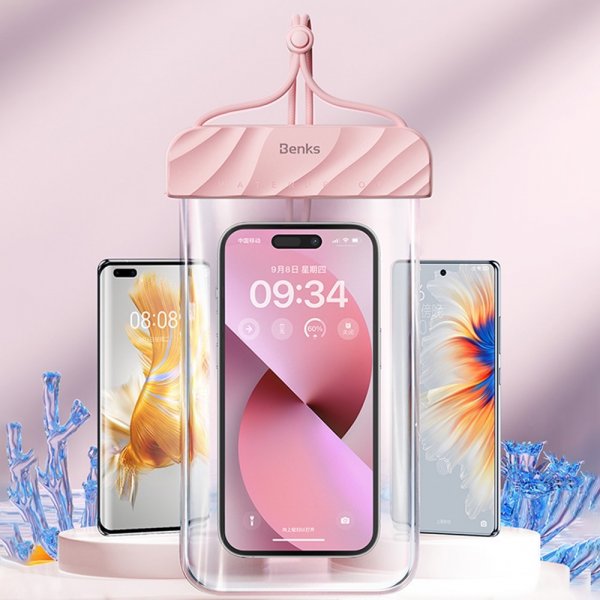 Benks Fodral med Strap Vattentålig Rosa