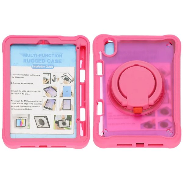 iPad mini (gen 6) Skal med Stativ Rosa