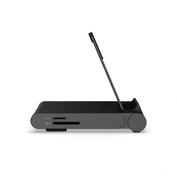 Satechi OnTheGo Hopfällbart Stativ & USB-hub Space Black