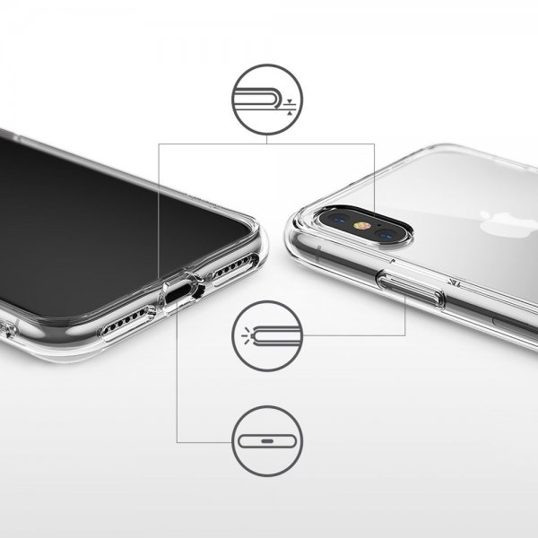 Ringke iPhone X/Xs Skal Fusion Clear