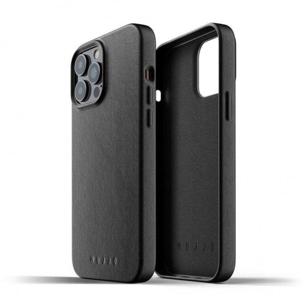 Mujjo iPhone 13 Pro Max Skal Full Leather Case Monaco Blue