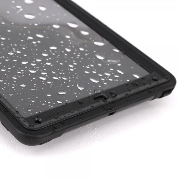 Armor-X Samsung Galaxy Tab A9 Plus Skal Rainproof Rugged Case Hand Strap Kickstand Svart