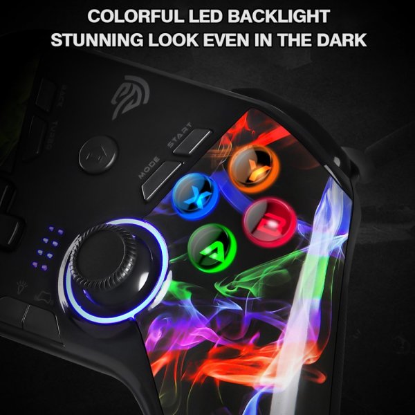 EasySMX Arion 9110 Programmable Keys Wireless Game Controller Colorful
