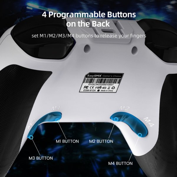 EasySMX Bayard 9124 Switch/Android/PC Programmable Wireless Gamepad Vit