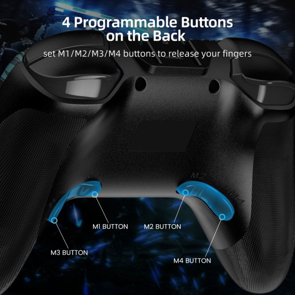 EasySMX Bayard 9124 Switch/Android/PC Programmable Wireless Gamepad Graffiti