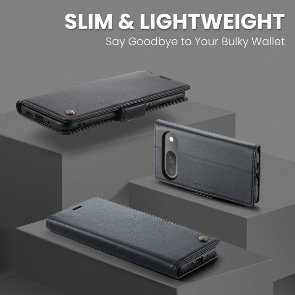 CaseMe Google Pixel 9/9 Pro/Pixel 10/10 Pro Fodral 023 Series Svart