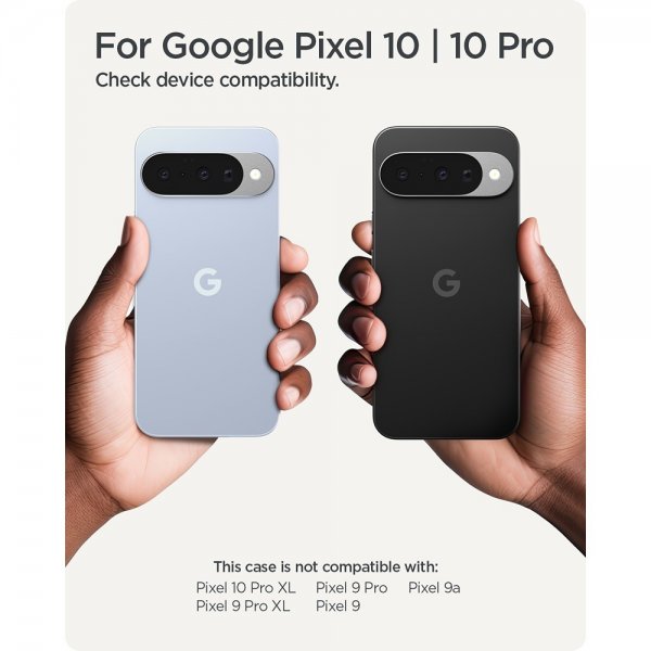 Spigen Google Pixel 10/Pixel 10 Pro Skal Liquid Air MagFit Matte Black