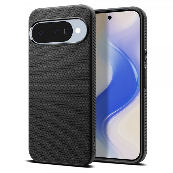 Spigen Google Pixel 10/Pixel 10 Pro Skal Liquid Air MagFit Matte Black