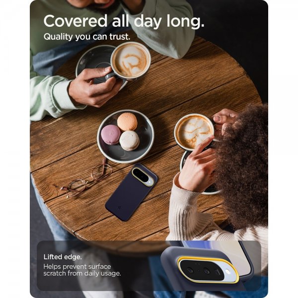 Spigen Google Pixel 10/Pixel 10 Pro Skal Nano Pop MagFit Blueberry Navy