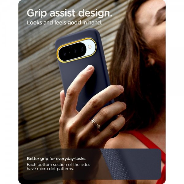 Spigen Google Pixel 10/Pixel 10 Pro Skal Nano Pop MagFit Blueberry Navy