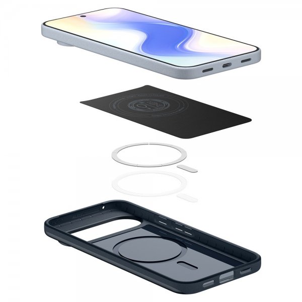 Spigen Google Pixel 10/Pixel 10 Pro Skal Thin Fit MagFit Metal Slate