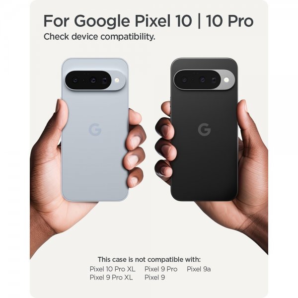 Spigen Google Pixel 10/Pixel 10 Pro Skal Thin Fit MagFit Svart