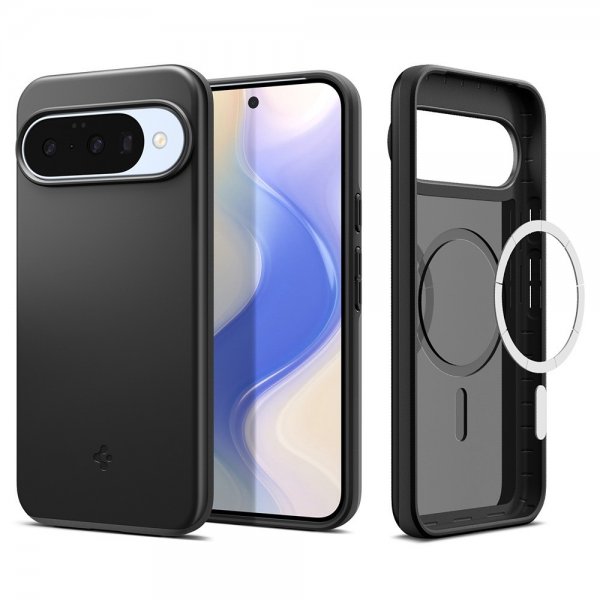 Spigen Google Pixel 10/Pixel 10 Pro Skal Thin Fit MagFit Svart