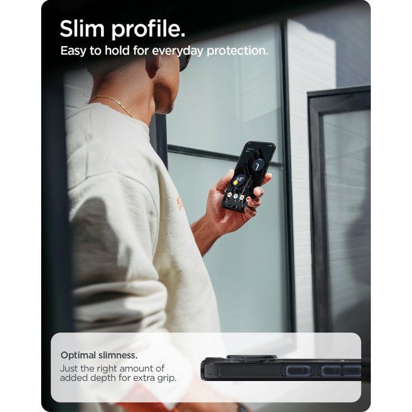 Spigen Google Pixel 10/Pixel 10 Pro Skal Ultra Hybrid MagFit Frost Black