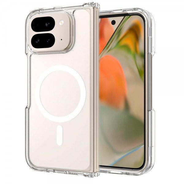 Nordic Covers Google Pixel 10 Pro Fold Skal Feather Series MagSafe Transparent