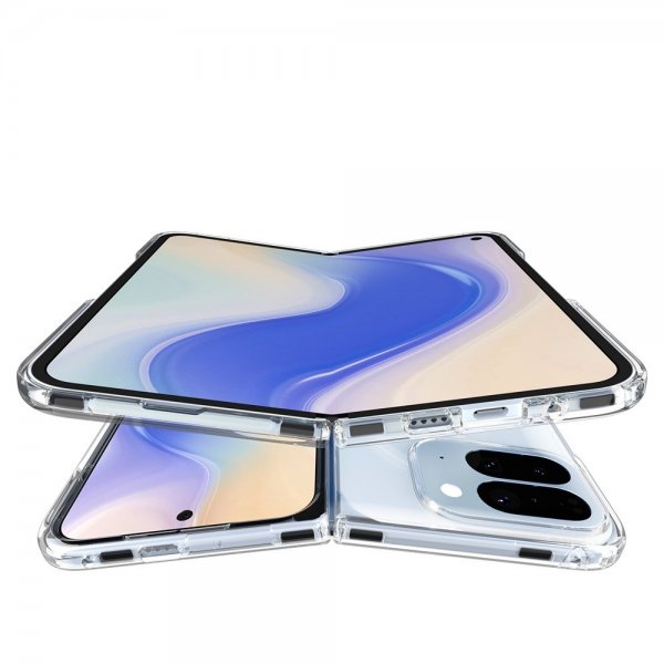 Spigen Google Pixel 10 Pro Fold Skal Ultra Hybrid MagFit Clear White