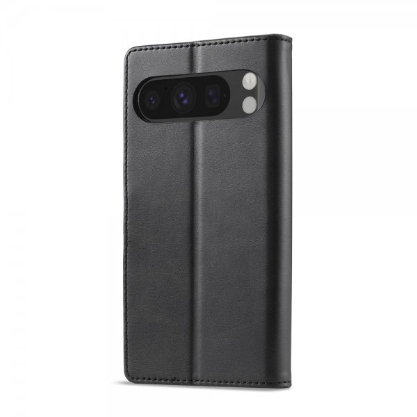 Lc.Imeeke Google Pixel 10 Pro XL Fodral med Kortfack Stativfunktion Svart