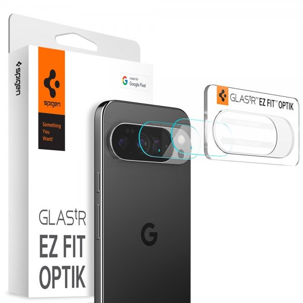 Spigen Google Pixel 10 Pro XL Kameraskydd Glas.tR EZ Fit Optik 2-pack