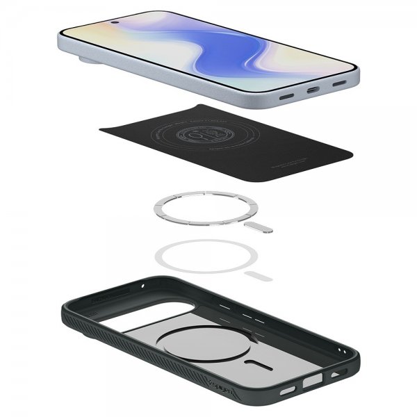 Spigen Google Pixel 10 Pro XL Skal Liquid Air MagFit Abyss Green