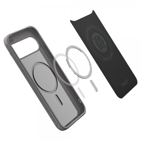 Spigen Google Pixel 10 Pro XL Skal Liquid Air MagFit Marble Gray