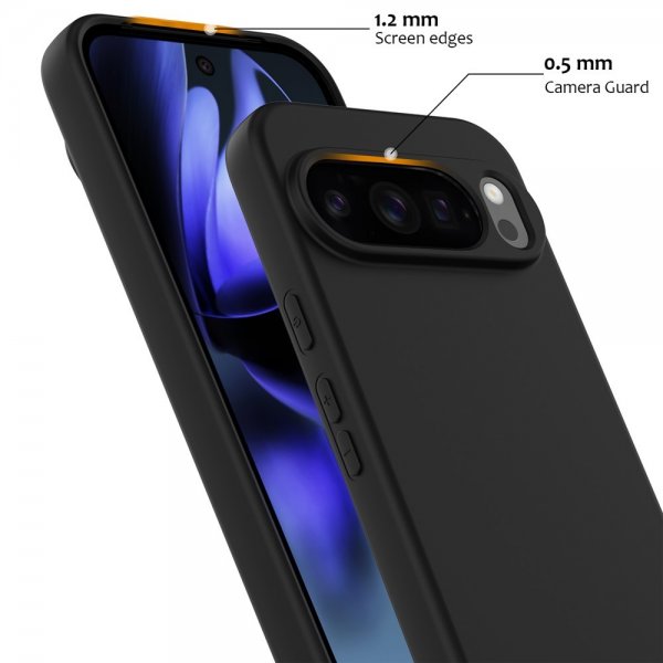 Google Pixel 10 Pro XL Skal med Strap Silikon MagSafe Svart