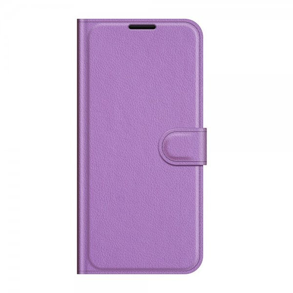 Google Pixel 6 Pro Fodral Litchi Lila