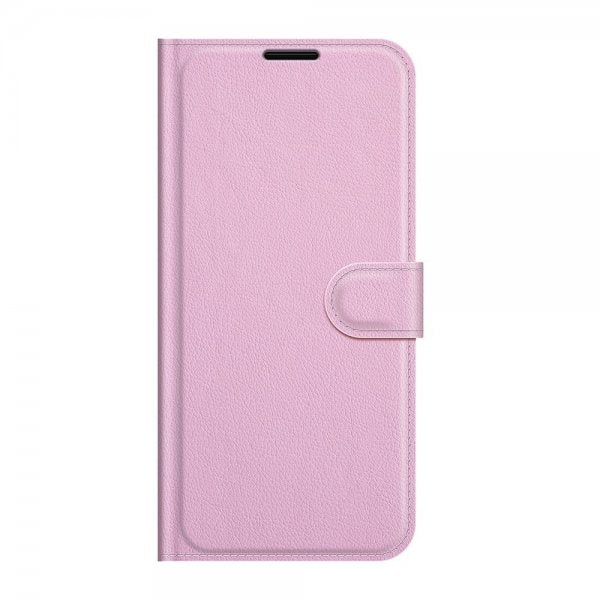 Google Pixel 6 Pro Fodral Litchi Rosa
