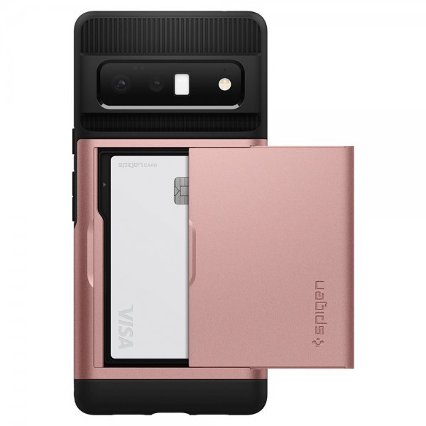 Spigen Google Pixel 6 Pro Skal Slim Armor CS Rose Gold