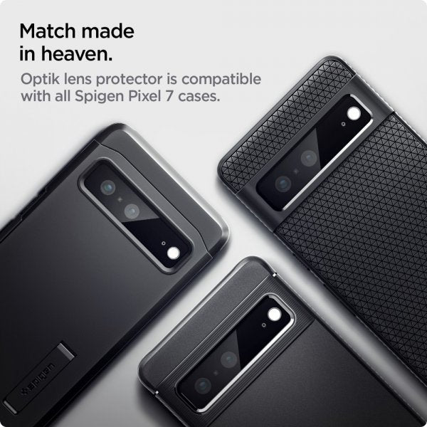 Spigen Google Pixel 7 Kameraskydd Glas.tR EZ Fit Optik 2-pack