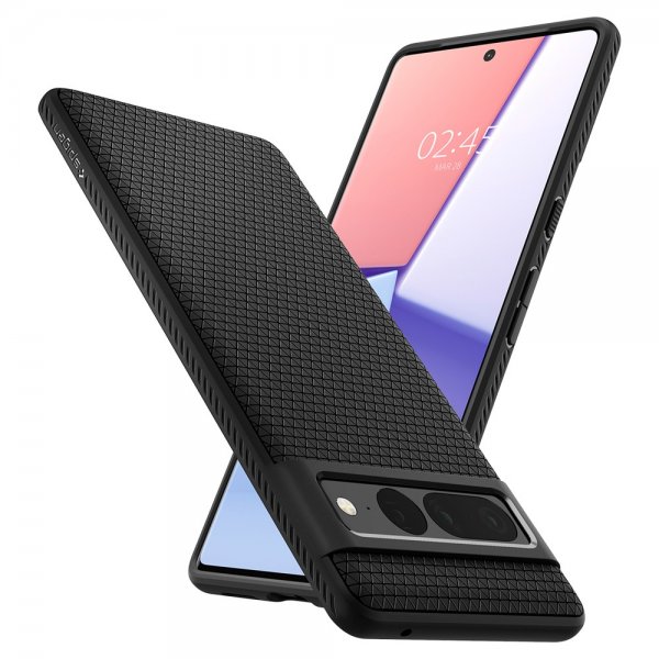 Spigen Google Pixel 7 Pro Skal Liquid Air Matte Black