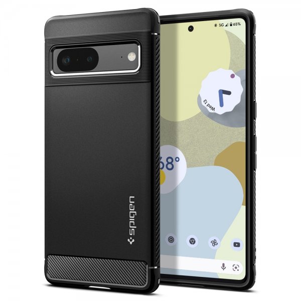 Spigen Google Pixel 7 Skal Rugged Armor Matte Black