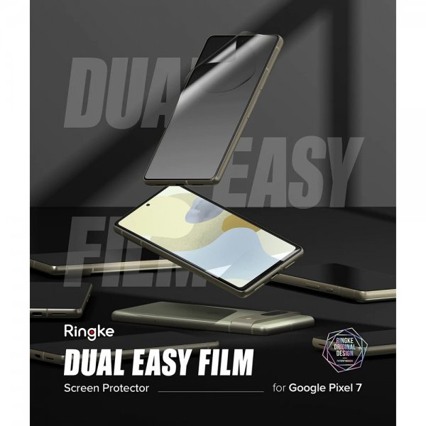 Ringke Google Pixel 7 Skärmskydd Dual Easy Film 2-pack