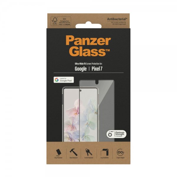 PanzerGlass Google Pixel 7 Skärmskydd Ultra-Wide Fit