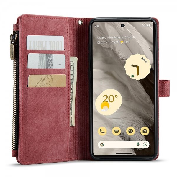 CaseMe Google Pixel 7a Fodral C30 Series Röd