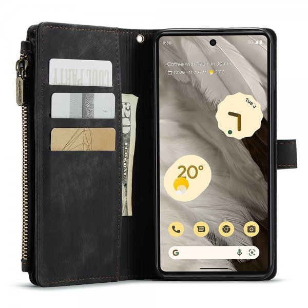 CaseMe Google Pixel 7a Fodral C30 Series Svart