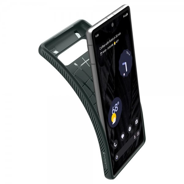 Spigen Google Pixel 7a Skal Liquid Air Abyss Green